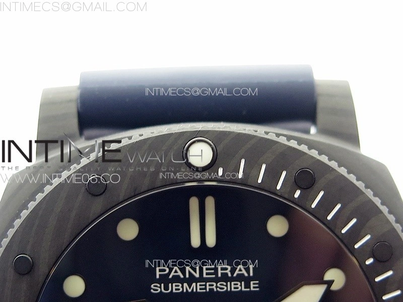 PAM1232 Carbotech 44mm VSF Best Edition Blue Dial Blue Markers on Blue Rubber Strap P.9010 Clone